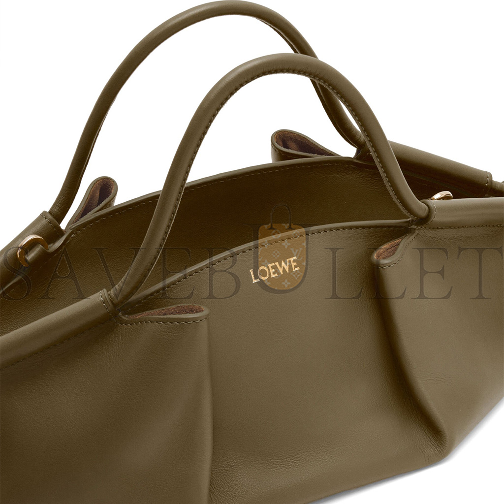 l*ew* small paseo bag in shiny nappa calfskin a709p48x02 (35*21*11.5cm)